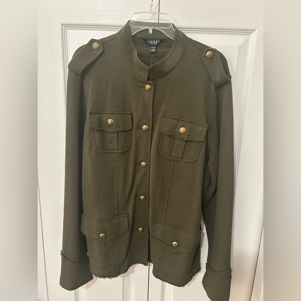 Ralph Lauren Olive Green Jacket XL, Lauren Collection